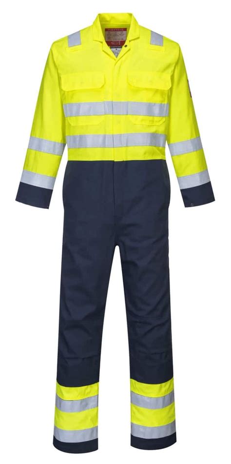 Portwest BizFlame Pro Hi Vis Coverall Industrial Workwear