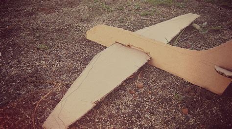 H.E.L.M.I handmade: Cardboard plane