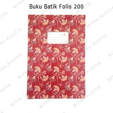 Jual Buku Batik Folio 200 Buku Folio 200 Lembar Buku Catatan Buku