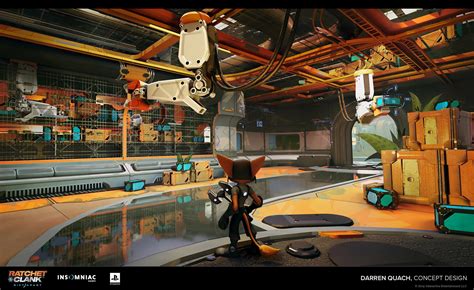 Insomniac Games Ratchet Clank Rift Apart Art Blast ArtStation Magazine