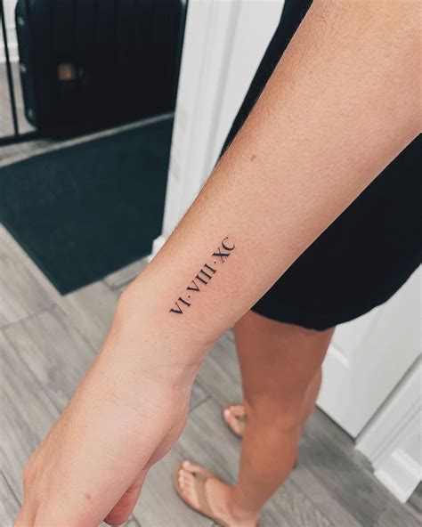 100 Roman Numeral Tattoos That Will Mark Your Most Memorable Date