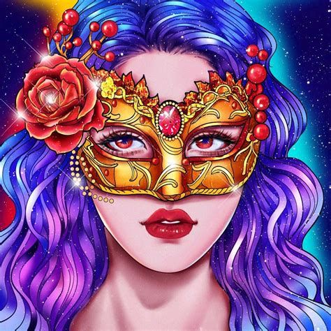 Unique Masks: Colorful Art for Masquerade and Carnival