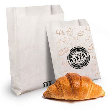 Sac Croissant Kraft Blanchi Emballagefut