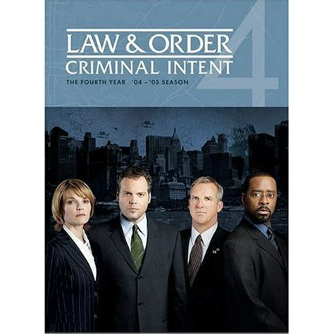 Law & Order - Criminal Intent: The Fourth Year (DVD) - Walmart.com ...