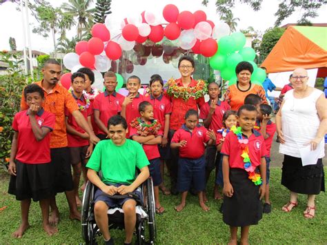 The Handover Ceremony For “the Project For Provision Of School Bus To Suva Special School” Under