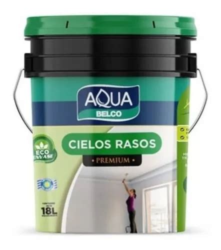 Pintura Cielos Rasos Belco Aqua Lt Ynter Industrial Cuotas Sin