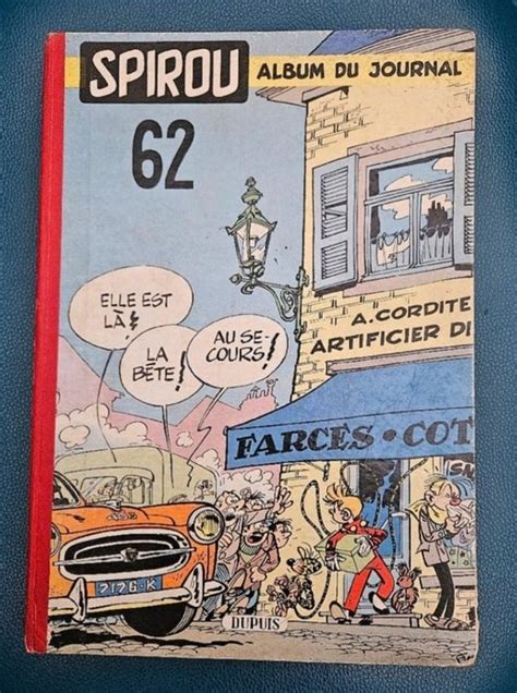 Spirou Magazine Recueil Nr 62 1 Album First Edition 1957