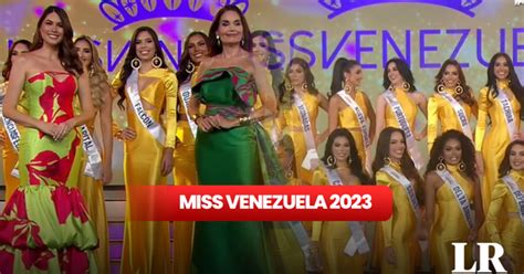 Miss Venezuela 2023 Entrega de bandas EN VIVO por Venevisión horario