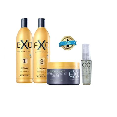 Exo Hair Kit Exoplastia Alisamento Nanotron Mask No Shoptime