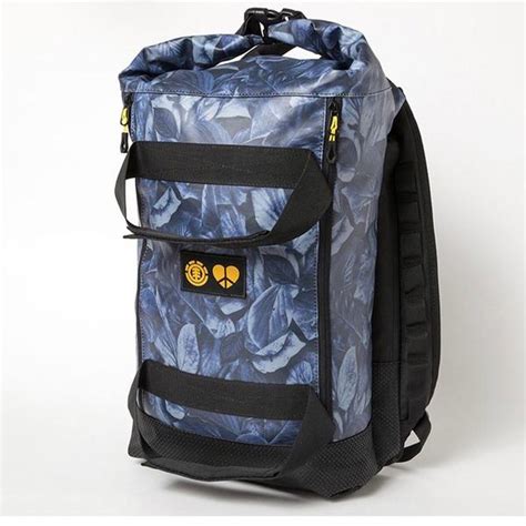 Trouva Leaf Camo Roll Top Backpack