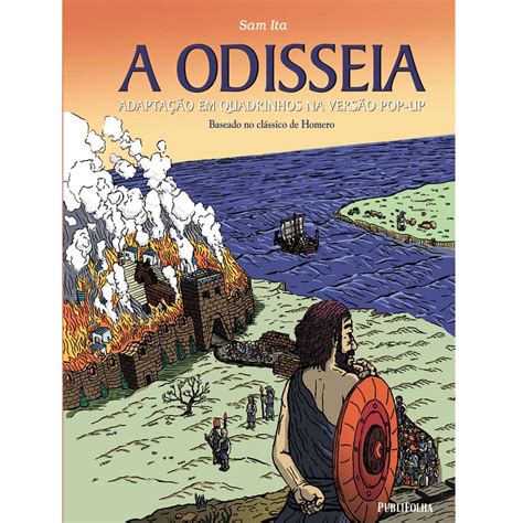 Livro A Odisseia Adaptação em Quadrinhos Juvenil no Extra br