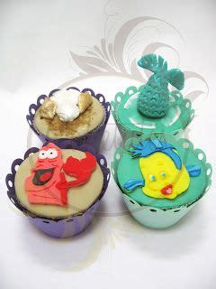 Caketutes Cake Designer Festa Pequena Sereia Cupcakes Da Pequena