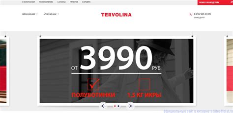 Терволина официальный сайт