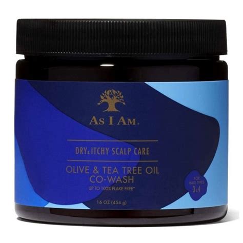 As I Am Dry Itchy Scalp Care Olive Tea Tree Oil Cowash Oz