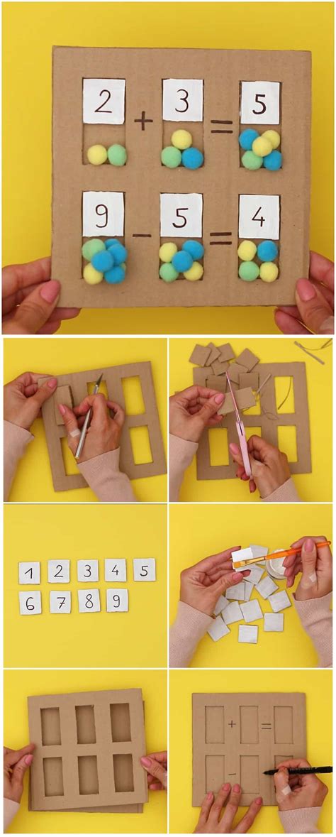 Cardboard Math Learning Board Hello Wonderful