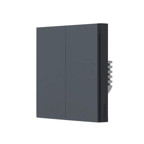 Выключатель двухклавишный без нейтрали | Aqara Smart Wall Switch H1 EU ...