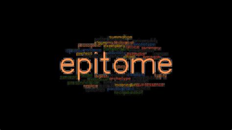 EPITOME: Synonyms and Related Words. What is Another Word for EPITOME? - GrammarTOP.com