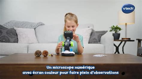 Jeu scientifique Vtech Genius XL Microscope vidéo interactif Jeu de