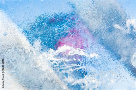 Ice texture with different patterns Stock Photo | Adobe Stock