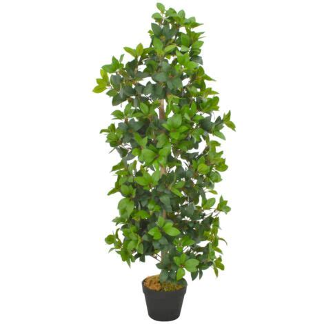 Plante Artificielle Avec Pot Laurier Vert 120 Cm