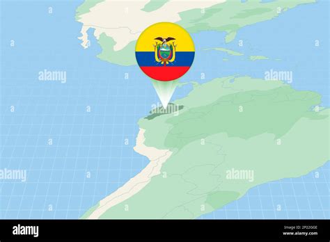 Mapa De La Bandera Del Ecuador Stock Vektorgrafiken Kaufen Alamy