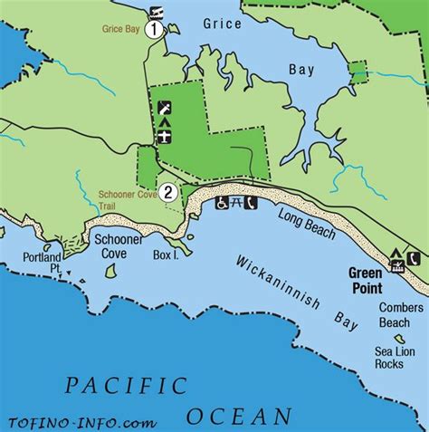 Maps for Beaches in Tofino and Ucluelet, B.C. Ucluelet Bc, Tofino, Sea Lion, Vancouver Island ...