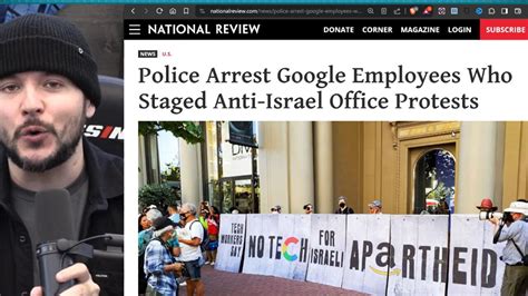 Google Employees ARRESTED For Protesting THEIR OWN OFFICE For