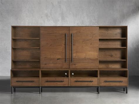 Wall Units Entertainment Centers Arhaus Rustic Contemporary Contemporary Aesthetic