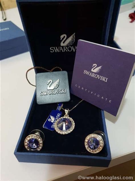 Swarovski Komplet Ogrlica I Mindjuse Halo Oglasi