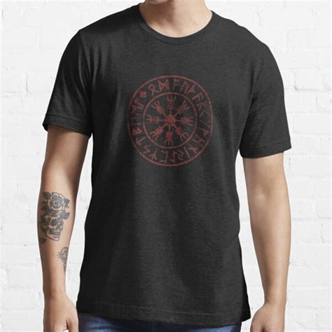 Aegishjalmur Futhark Runes Pagan Odin Mythology T Shirt For Sale By