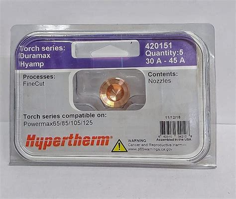 Bico Hyamp Finecut A Hypertherm Samta Ferramentas