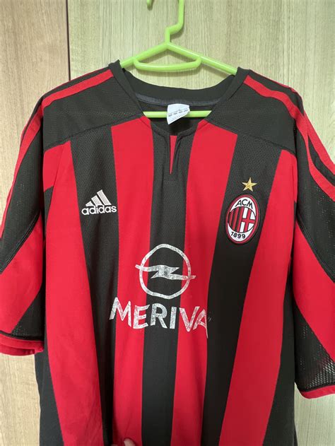 Adidas Ac Milan Home Jersey Kit Authentic Men S Fashion