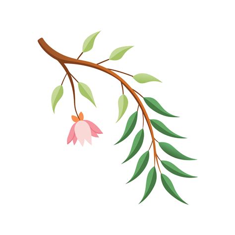 Beautiful Flower Minimalist Floral Illustration 48193501 Vector Art at ...