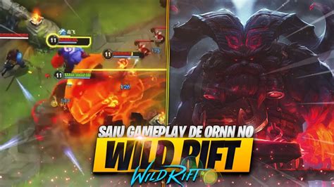 Saiu A Gameplay Do Ornn No Wild Rift E Está Muito Forte React