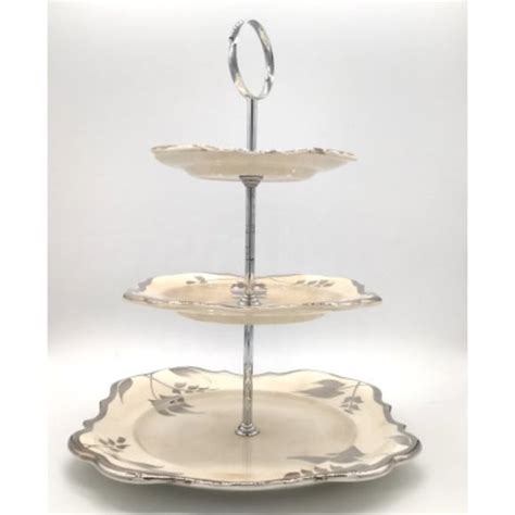 Sandland Lancaster Dining Vintage Sandland Ware Petit Four Tier