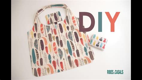 Tutorial Diy ¿cómo Hacer Una Bolsa De Tela Para La Compra Youtube