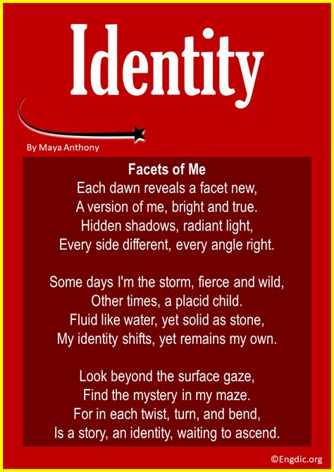 20 Poems About Identity And Self Identity Modern And Inspirational Poems