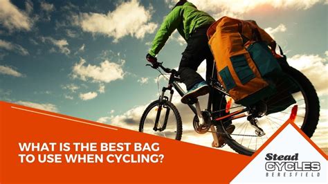 How To Safely Carry A Bag When Cycling Stead Cycles