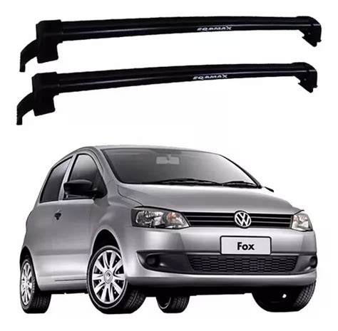 Rack Teto Eqmax Aluminio New Wave Vw Fox 2p 2007 Preto Parcelamento