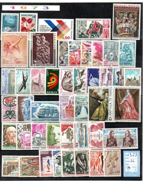 France Annee Complete De Timbres Neuf N Cote