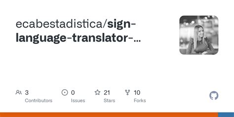 Github Ecabestadistica Sign Language Translator Python Opencv