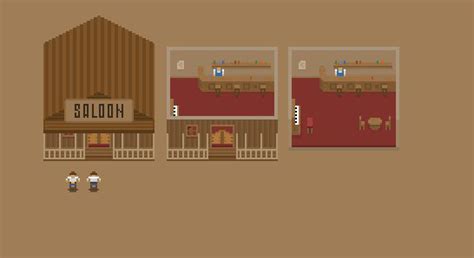 Jfs Cowboy And Saloon I Made For A Wild West Game Wild West Games