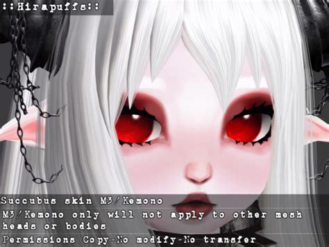 Second Life Marketplace Succubus Skin M3kemono