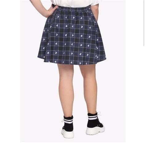 Hot Topic Skirts Hot Topic Harry Potter Ravenclaw Plaid Pleated Skirt Size Plus Size Small