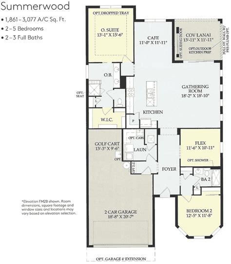 Summerwood Floor Plan Pulte Homes