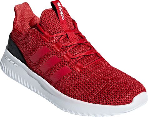 Adidas Rubber Cloudfoam Ultimate Shoes In Redredred Red For Men Lyst