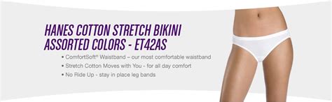 Hanes Pack Comfort Soft Stretch Bikini Assorted At Amazon Womens Clothing Store Bikini