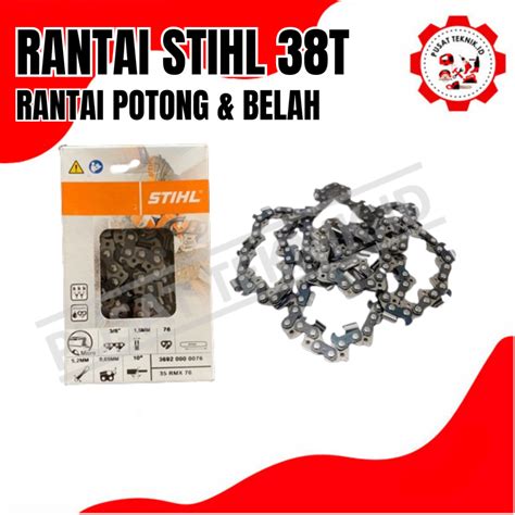 Jual RANTAI STIHL 22 INCH 38T POTONG BELAH Shopee Indonesia