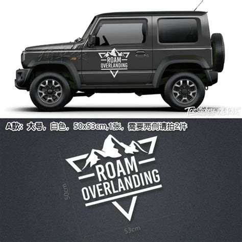 Car Stickers For Suzuki Jimny Body Decoration Modified Decals