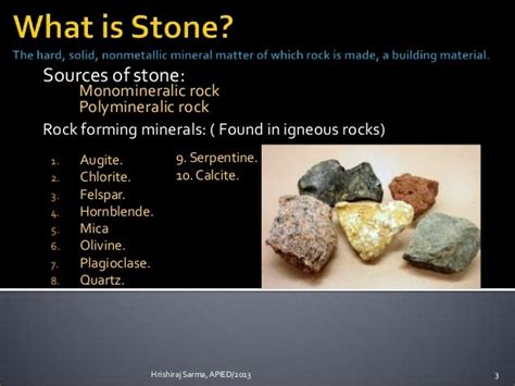 Stone as a building material